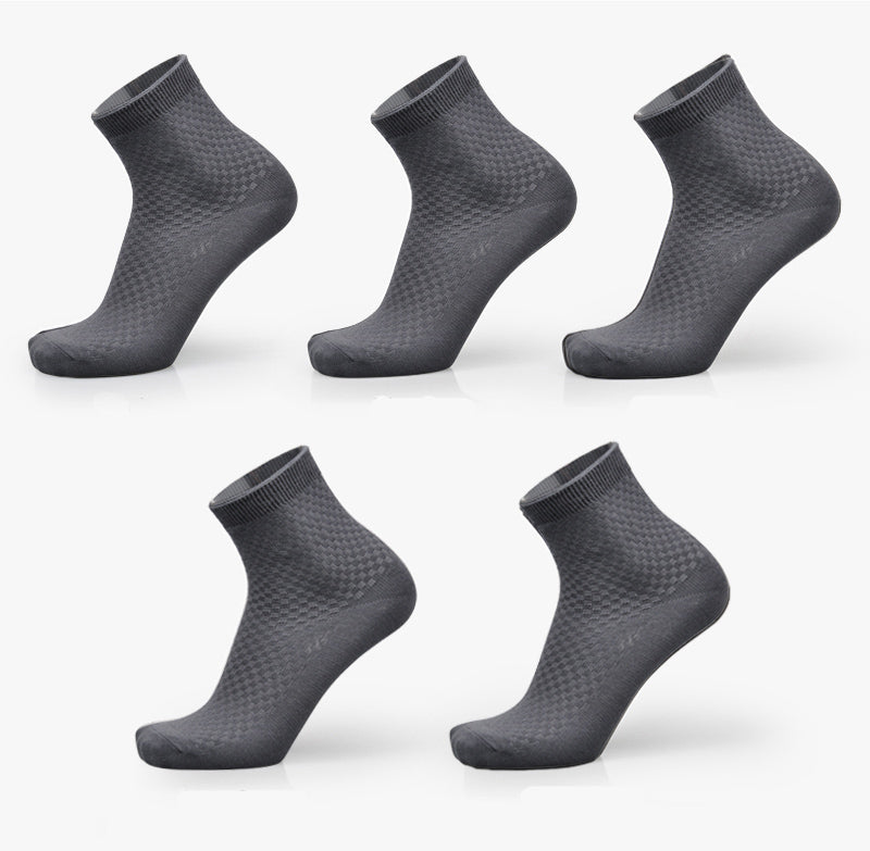 Bamboo Fiber Socks - 5 Pair Bundle