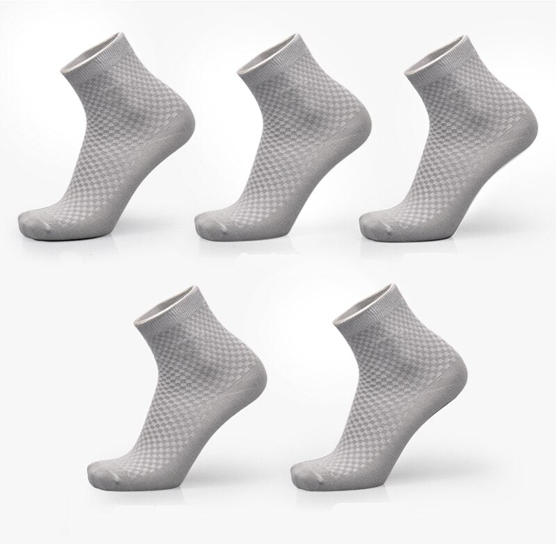 Bamboo Fiber Socks - 5 Pair Bundle